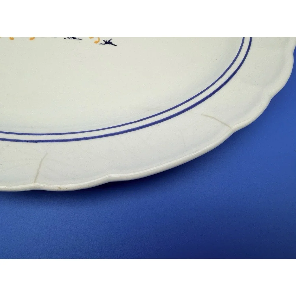 Vintage Ceramica Castellania Goose Platter 14